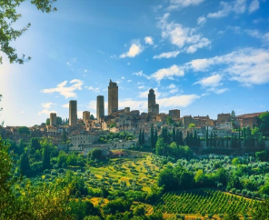 San Gimignano towers Tuscany