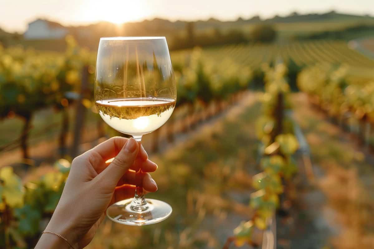 Vernaccia white wine glass